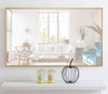 ELEGANT DECOR MR4075BR Metal frame Rectangle Mirror 24 inch Brass