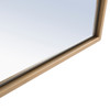 ELEGANT DECOR MR4075BR Metal frame Rectangle Mirror 24 inch Brass