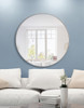 ELEGANT DECOR MR4049S Metal frame Round Mirror 48 inch Silver finish