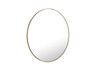 ELEGANT DECOR MR4048BR Metal frame Round Mirror 48 inch Brass finish