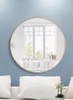 ELEGANT DECOR MR4045BR Metal frame Round Mirror 42 inch Brass finish