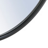 ELEGANT DECOR MR4044BK Metal frame Round Mirror 42 inch Black finish