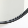 Elegant Decor MR4041BK Metal frame Round Mirror 36 inch Black finish