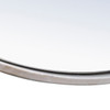 Elegant Decor MR4036S Metal frame Round Mirror 28 inch Silver finish