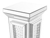 Elegant Decor MF91021 15 inch Crystal End Table in Clear Mirror Finish