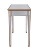 ELEGANT DECOR MF6-1106G 2 Drawers Dressing table 42 in. x 18 in. x 31 in. in Gold paint ELEGANT DECOR MF6-1106G 2 Drawers Dressing table 42 in. x 18 in. x 31 in. in Gold paint
