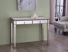 ELEGANT DECOR MF6-1106G 2 Drawers Dressing table 42 in. x 18 in. x 31 in. in Gold paint