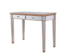 ELEGANT DECOR MF6-1106G 2 Drawers Dressing table 42 in. x 18 in. x 31 in. in Gold paint