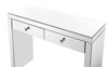 Elegant Decor MF6-1052 Console Table 39 in x 14 x30 in. in Clear