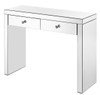 Elegant Decor MF6-1052 Console Table 39 in x 14 x30 in. in Clear