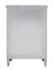 ELEGANT DECOR MF6-1026S 5 Drawer Cabinet 33 in. x 16 in. x 49 in. in Silver paint