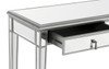 ELEGANT DECOR MF6-1006S Vanity Table 42 in. x 18 in. x 31 in. in Silver paint