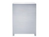 Elegant Decor MF72026 Chest 5 drawers 34in. W x 16in. D x 48in. H in antique silver paint