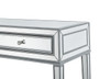 ELEGANT DECOR MF72006  Desk 42in. W x 18in. D x 30in. H in antique silver paint