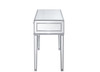 ELEGANT DECOR MF72006  Desk 42in. W x 18in. D x 30in. H in antique silver paint