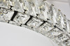 Elegant Lighting 3503D31C Monroe Integrated LED chip light Chrome Chandelier Clear Royal Cut Crystal