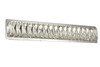 ELEGANT LIGHTING Value 3502W24C Monroe Integrated LED chip light Chrome Wall Sconce Clear Royal Cut Crystal