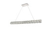 Elegant Lighting 3501D48C Valetta Integrated LED chip light Chrome Chandelier Clear Royal Cut Crystal