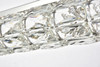 Elegant Lighting 3501D36C Valetta Integrated LED chip light Chrome Chandelier Clear Royal Cut Crystal