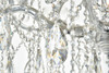 ELEGANT LIGHTING 2803G120C/RC  Maria Theresa 84 light Chrome Chandelier with clear tear drop crystals Clear Royal Cut Crystal