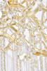ELEGANT LIGHTING 2800G120G/RC  Maria Theresa 84 light Gold Chandelier Clear Royal Cut Crystal