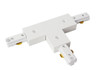 Elitco Lighting TKATC-MW T-CONNECTOR FOR TRACK SECTION, MATTE frosted white