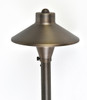 Elitco Lighting P801 PATH LIGHT D7 H24 ANTIQUE BRASS INCLUDES STAKE G4 HALOGEN 20W(LIGHT SOURCE NOT INCLUDED)