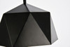 Living District LDPD2079 Arden Collection Pendant D10.2 H6.7 Lt:1 Black and Gold Finish