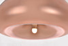 Living District LDPD2018 Reflection Collection Pendant D11in H7in Lt:1 Copper finish
