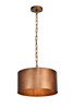 Living District LD6015D15BR Miro Collection Pendant D15 H9.25 Lt:1 Manual Brass Finish
