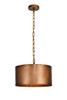 Living District LD6015D15BR Miro Collection Pendant D15 H9.25 Lt:1 Manual Brass Finish