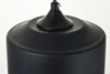 Living District LD2241BK Ashwell 1 Light Black Pendant With Clear Glass Living District LD2241BK Ashwell 1 Light Black Pendant With Clear Glass