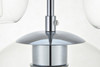 Living District LD2230C Baxter 7 Lights Chrome Pendant With Clear Glass