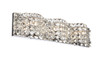 Living District LD7001W21C Tate Collection Wall Sconce D20.6 H4.7 Lt:3 Chrome Finish