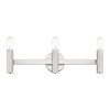 LIVEX LIGHTING 10343-05 Copenhagen 3-Light ADA Bath Vanity, Polished Chrome