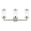 LIVEX LIGHTING 10363-05 Hillcrest 3-Light Bath Vanity, Polished Chrome