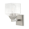 LIVEX LIGHTING 10381-91 1 Light Brushed Nickel Wall Sconce