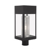 LIVEX LIGHTING 20763-04 1 Light Black Outdoor Post Top Lantern