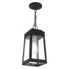 LIVEX LIGHTING 20854-04 1 Light Black Outdoor Pendant Lantern