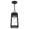 LIVEX LIGHTING 20854-04 1 Light Black Outdoor Pendant Lantern