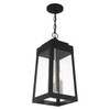 LIVEX LIGHTING 20857-04 3 Light Black Outdoor Pendant Lantern