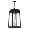 LIVEX LIGHTING 20863-04 4 Light Black Outdoor Pendant Lantern LIVEX LIGHTING 20863-04 4 Light Black Outdoor Pendant Lantern
