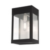 LIVEX LIGHTING 20872-04 Barrett 1-Light Wall Lantern, Black