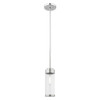 LIVEX LIGHTING 40470-05 Hillcrest 1-Light Mini Pendant, Polished Chrome