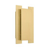 LIVEX LIGHTING 40690-12 2 Light Satin Brass ADA Wall Sconce