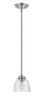 Z-LITE 460MP-BN 1 Light Mini Pendant, Brushed Nickel