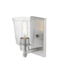 Z-LITE 464-1S-BN 1 Light Wall Sconce, Brushed Nickel