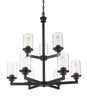 Z-LITE 462-9BRZ 9 Light Chandelier, Bronze Z-LITE 462-9BRZ 9 Light Chandelier, Bronze