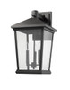 Z-LITE 568XL-BK 3 Light Outdoor Wall Sconce