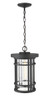 Z-LITE 570CHB-BK 1 Light Outdoor Chain Mount Ceiling Fixture